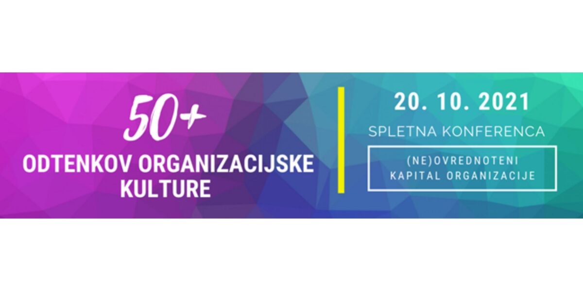 Spletna konferenca 50+ odtenkov organizacijske kulture - logotip