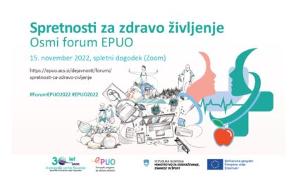 Forum EPUO Spretnosti za zdravo življenje