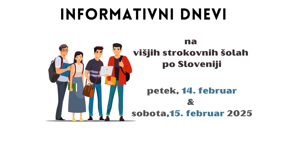 Informativni dnevi na višjih strokovnih šolah