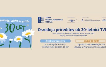 Praznujte z nami 30 let Tednov vseživljenjskega učenja!