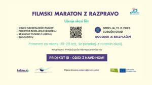 Filmski maraton z razpravo za mlade: Učenje skozi zgodbe!