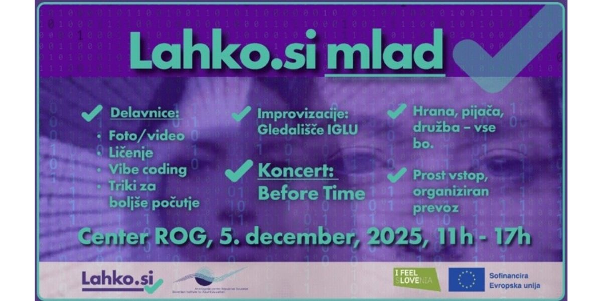 Dogodek Lahko si mlad