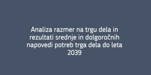 Analiza razmer na trgu dela