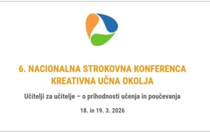 Kreativna učna okolja 2026