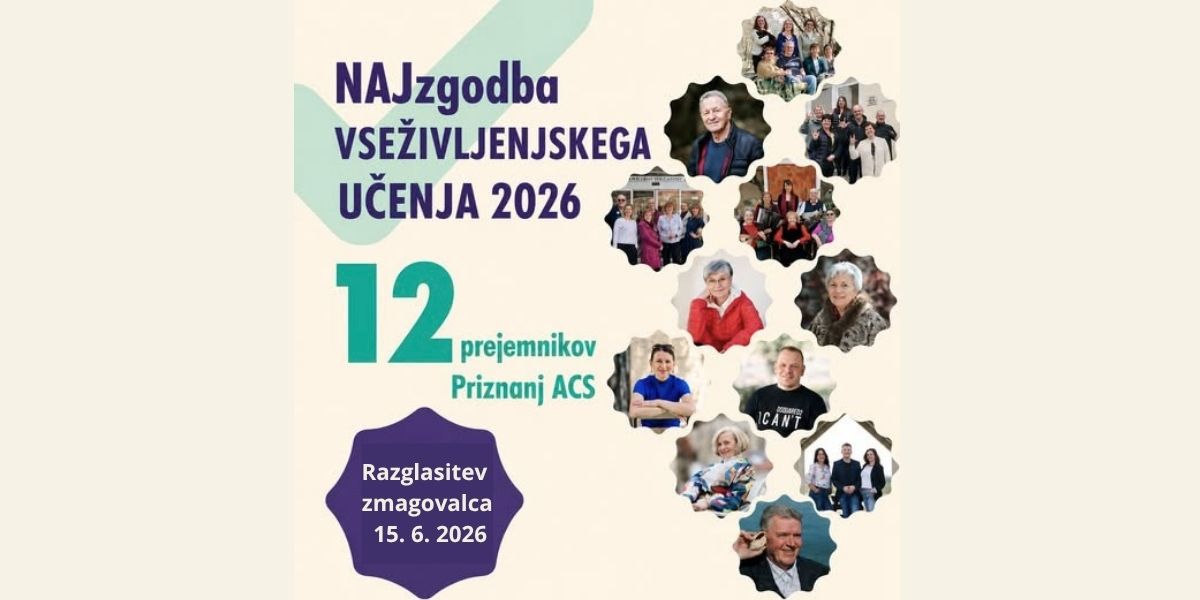 Naj zgodba vseživljenjskega učenja 2026
